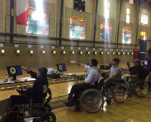 مسابقات کشوری جانبازان و معلولین بر روی ۲۰ خط الکترونیکی پرتابل